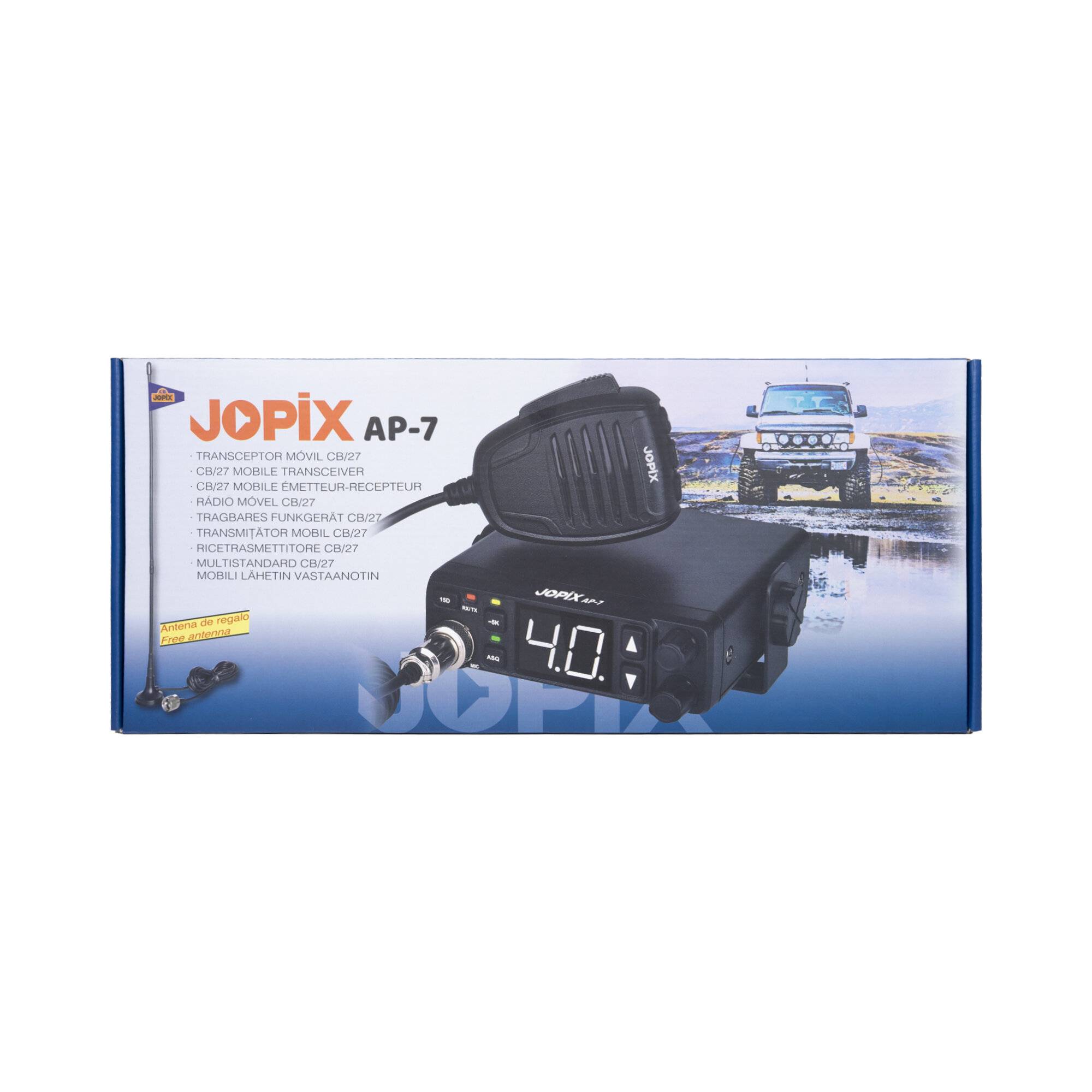 Symbolbild für CB Jopix AP-7 Radiosender-Kit und CB MAG-7 Antenne mit Magnet enthalten