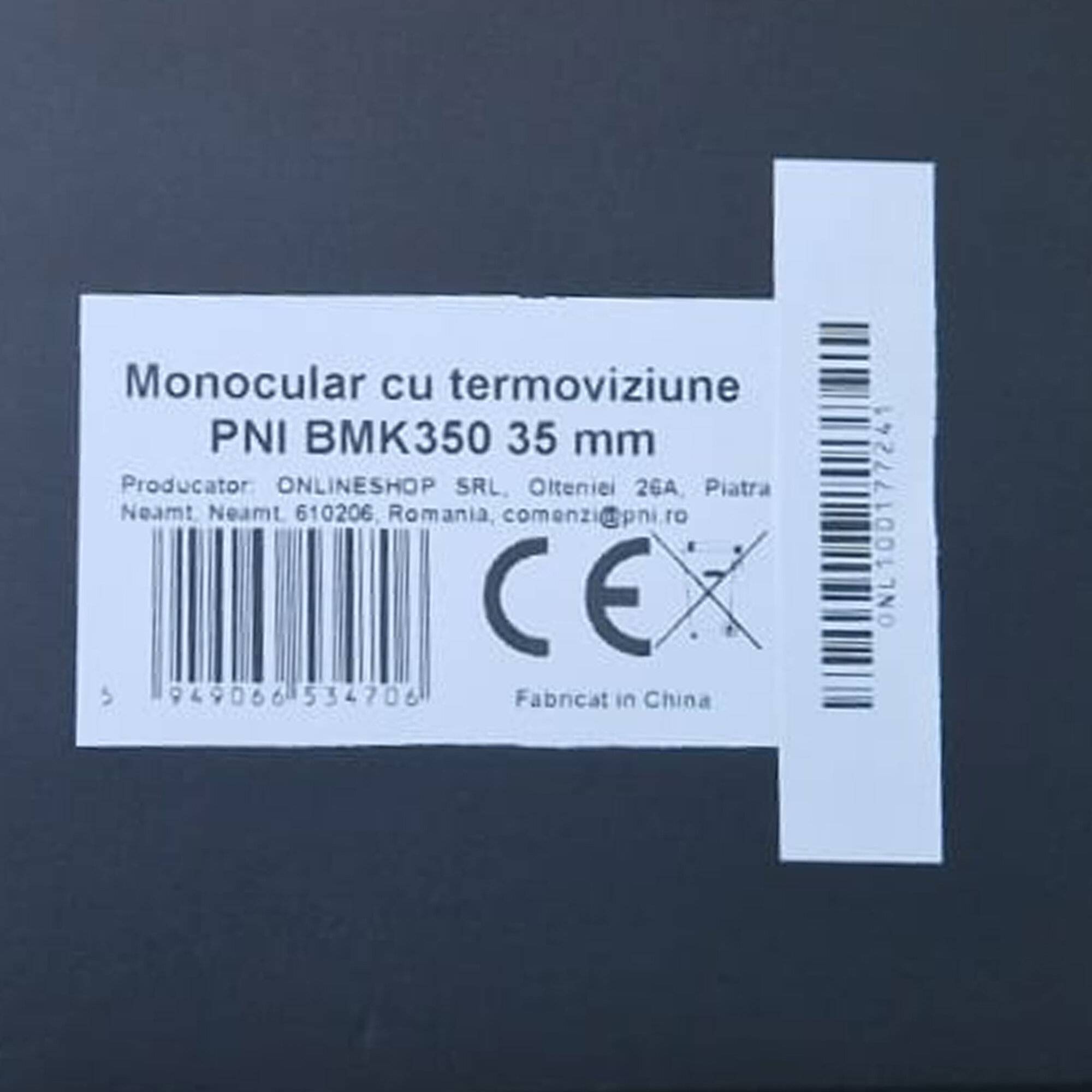 Wärmebildmonokular PNI BMK350, 640x512 Auflösung, 35 mm Brennweite, IP67, 3400 mAh Akku-2