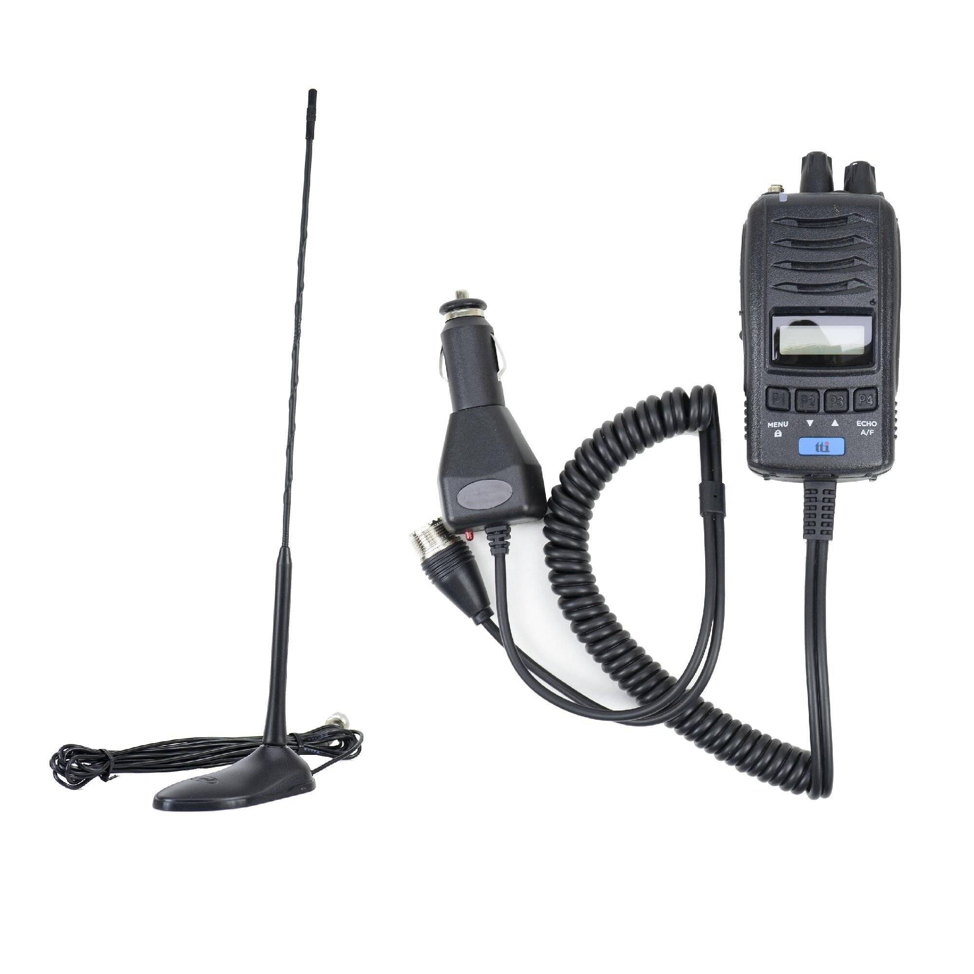 CB TTi TCB-H100 Funkstations-Kit + CB PNI Extra 45 Antenne-0