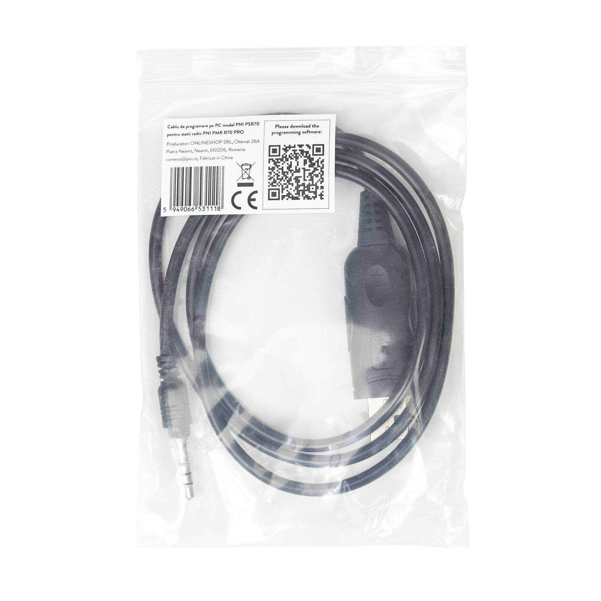 PC-Programmierkabel Modell PNI PSR70 für Radiosender PNI PMR R70 PRO-2