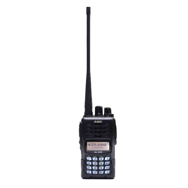 Tragbarer VHF/UHF-Radiosender PNI Alinco DJ-500-E, einstellbare Leistung, 200 CH, 1500 mAh, Talk