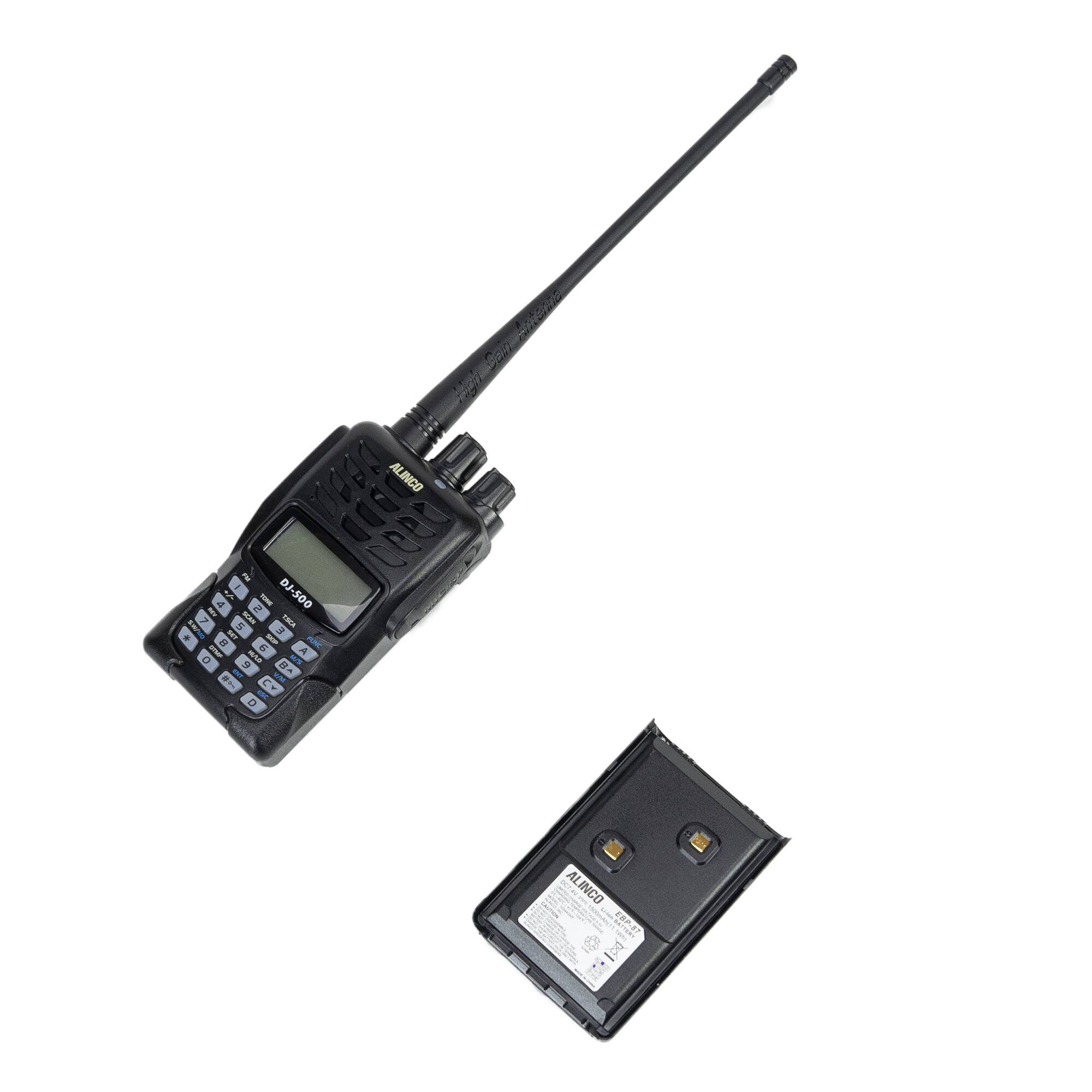 Preisbild für Tragbarer VHF/UHF-Radiosender PNI Alinco DJ-500-E, einstellbare Leistung, 200 CH, 1500 mAh, Talk