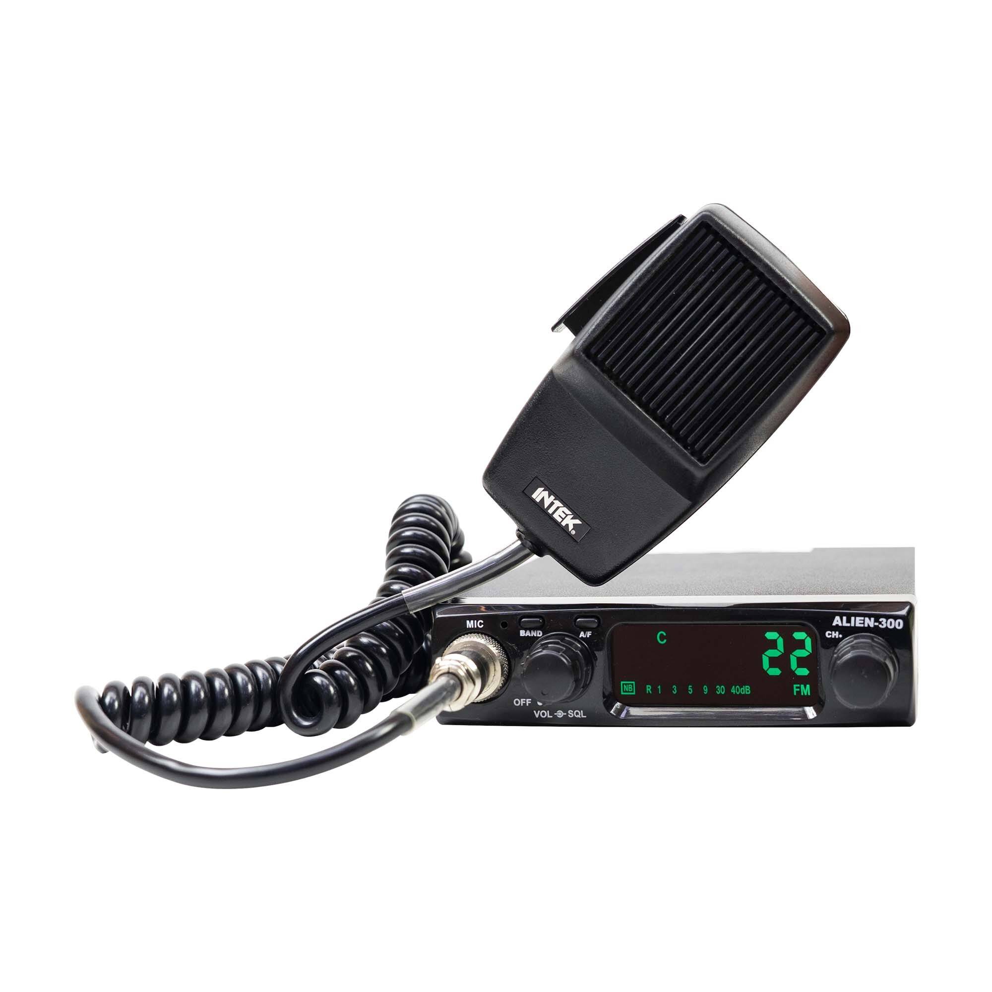 Moonraker Alien-300 40CH CB Funkstation, AM/FM, 4W, 12V, Schwarz-0