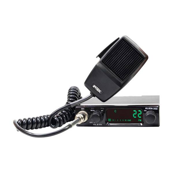 Moonraker Alien-300 40CH CB Funkstation, AM/FM, 4W, 12V, Schwarz