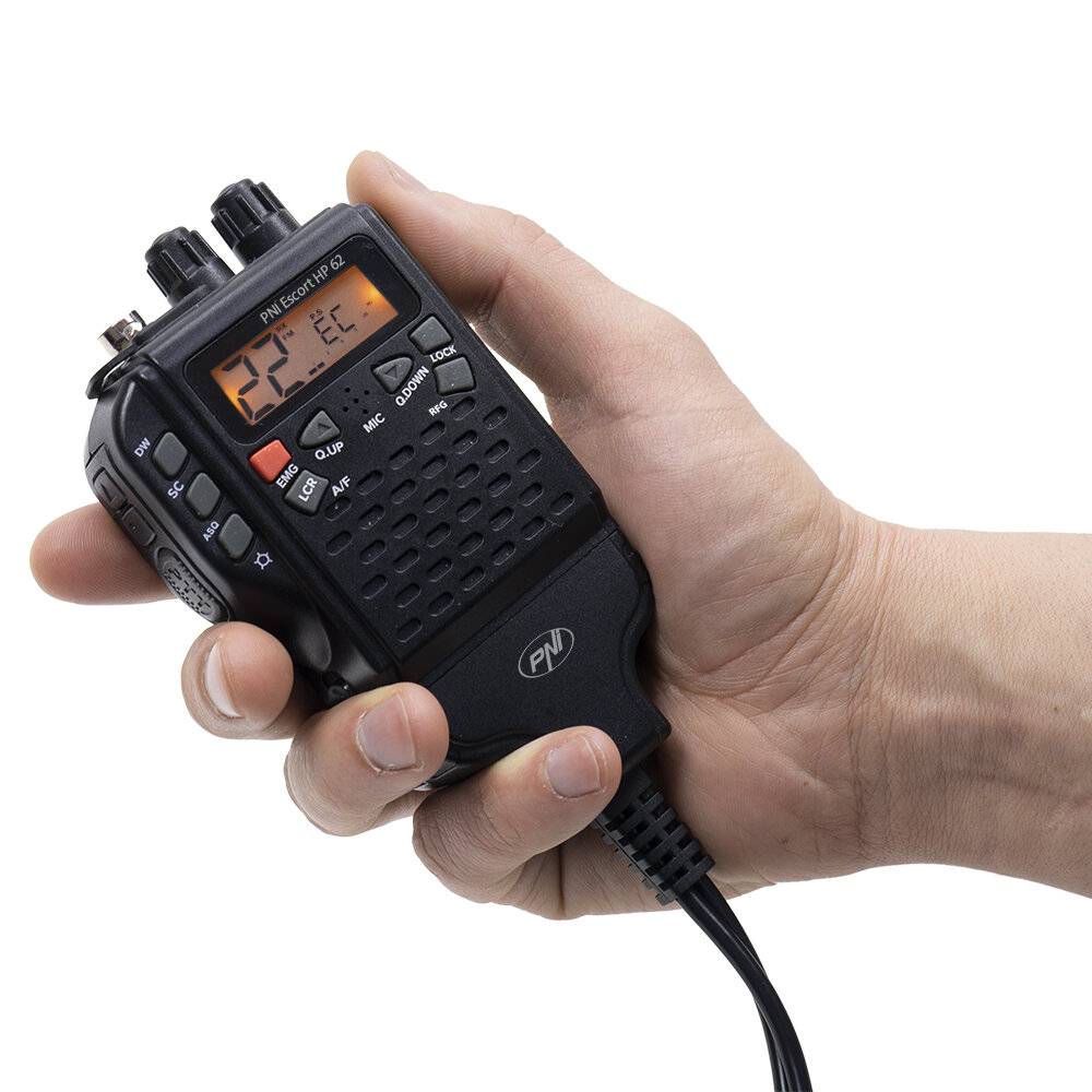 Paket Tragbare CB-Funkstation PNI Escort HP 62 Multi-Standard + Verstärker RX-TX KL203P,-2