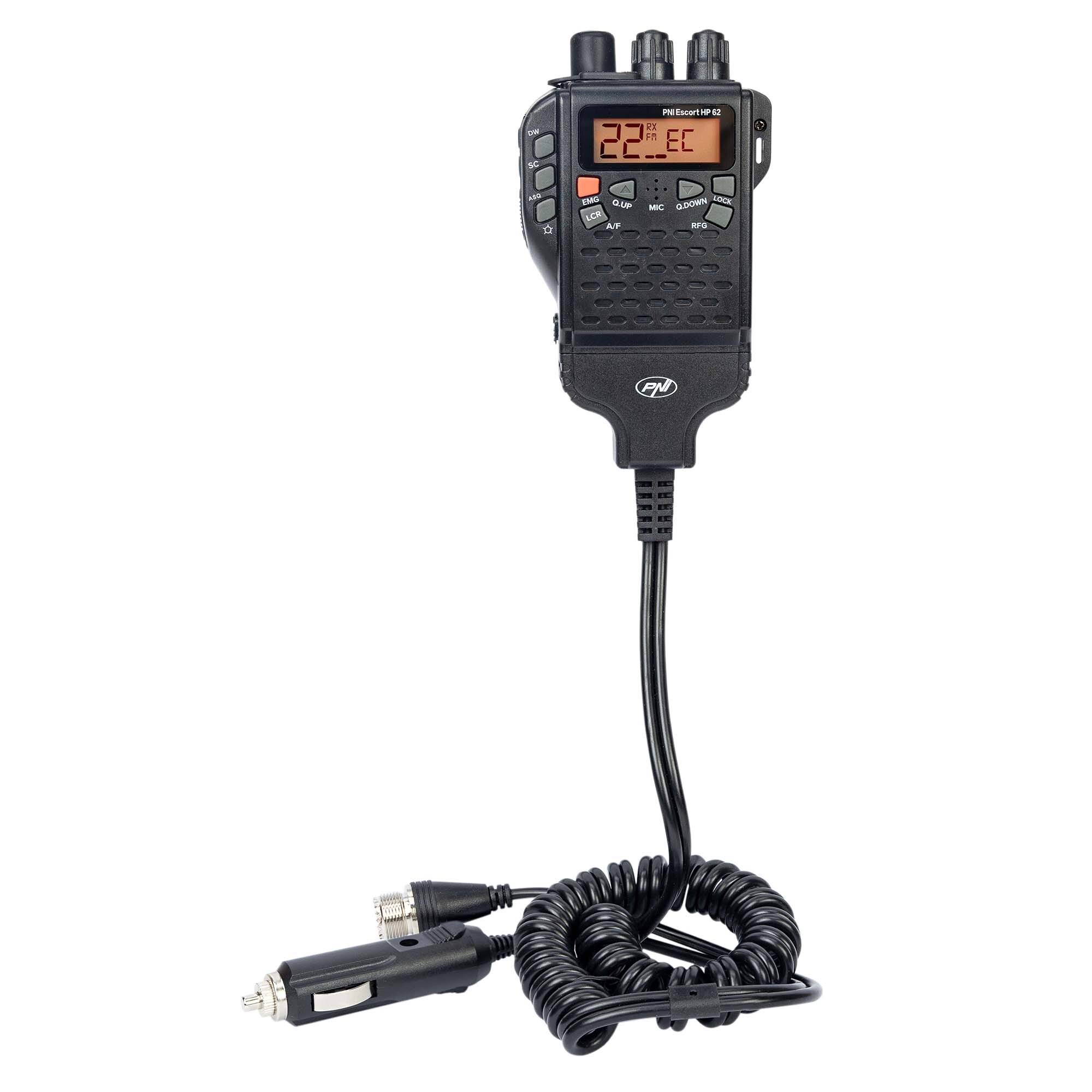 Symbolbild für Paket Tragbare CB-Funkstation PNI Escort HP 62 Multi-Standard + Verstärker RX-TX KL203P,