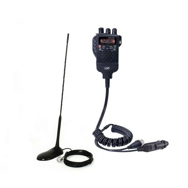 CB PNI Escort HP 62 Radiosender-Kit und PNI Extra 45-Antenne mit Magnet