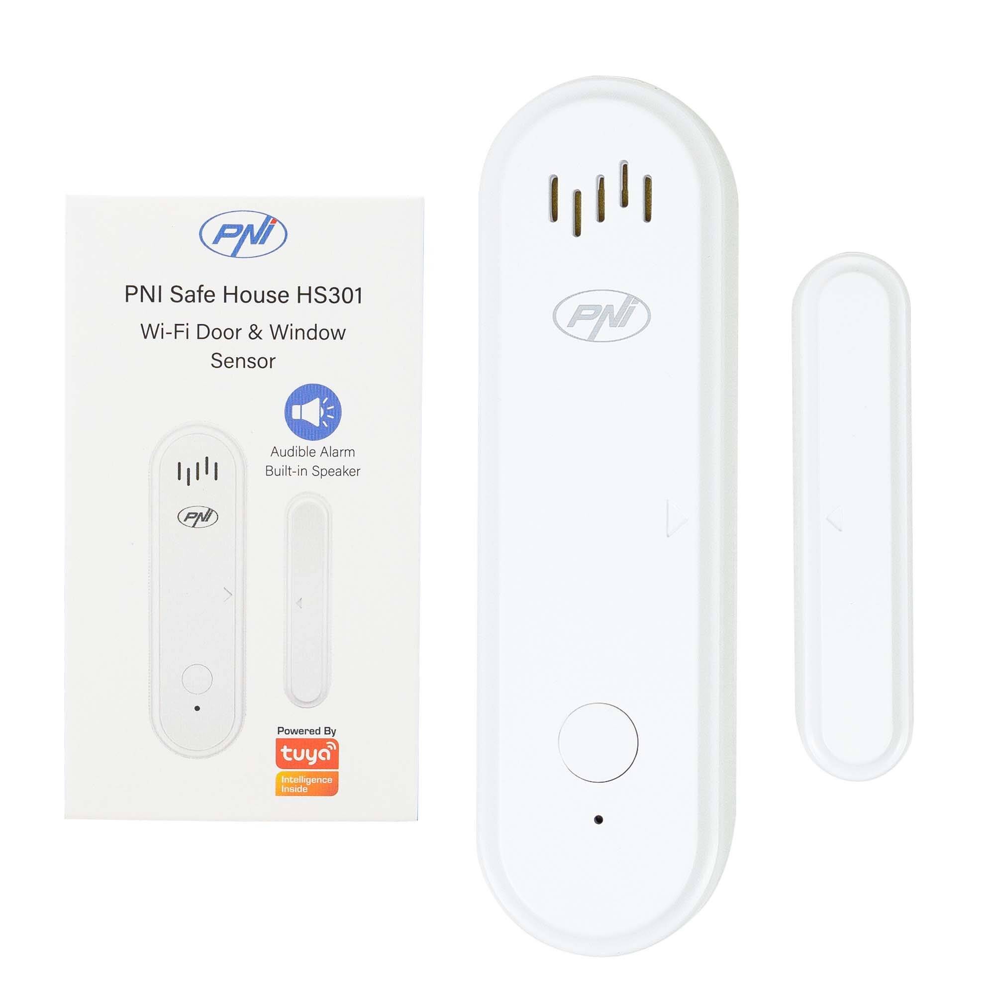 PNI Safe House HS301 Magnetkontakt mit WLAN, zur Tür-/Fensterüberwachung über die Tuya-0