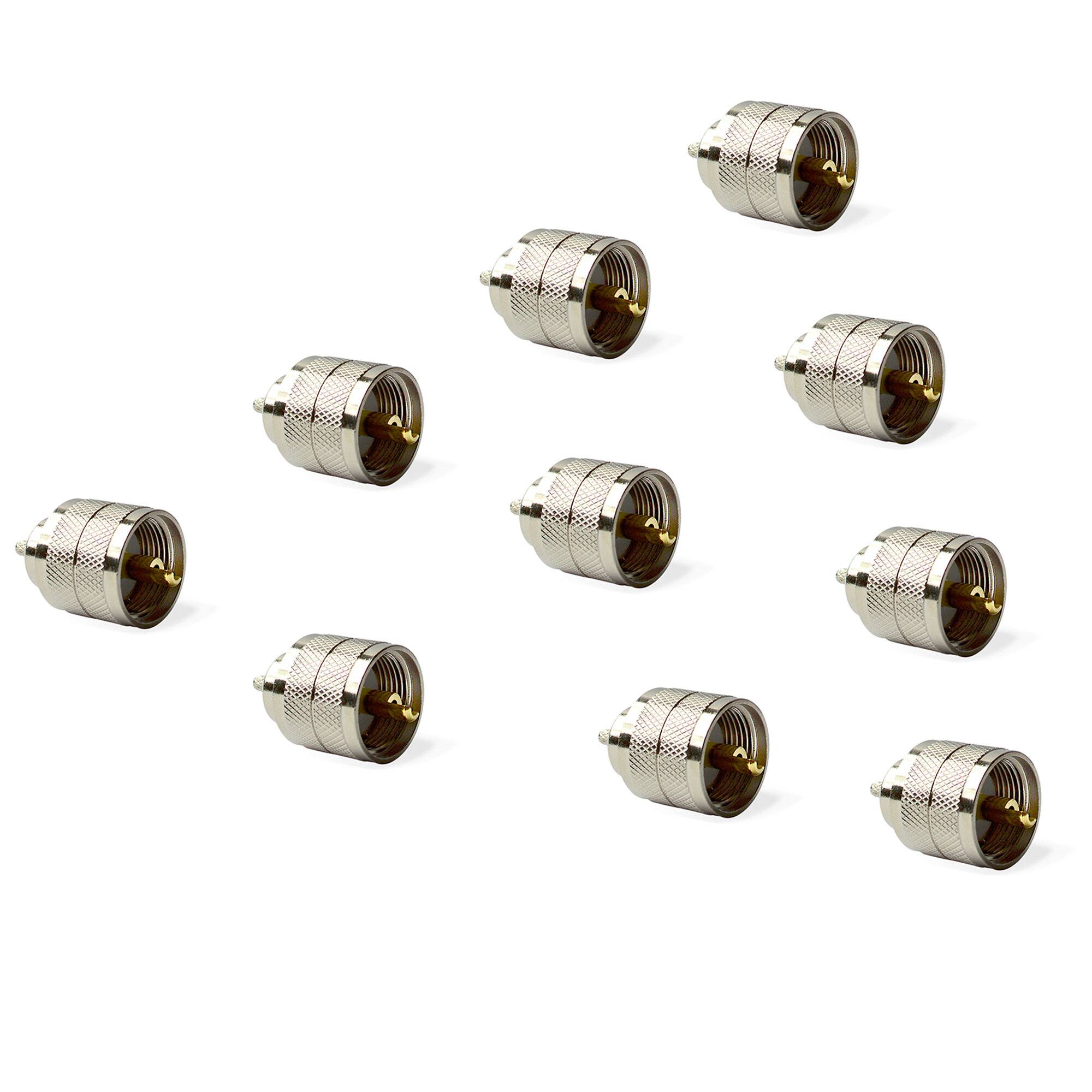 Satz mit 10 PL259-Steckern für RG174-Kabel für CB PNI Extra 45/48-Antenne-0
