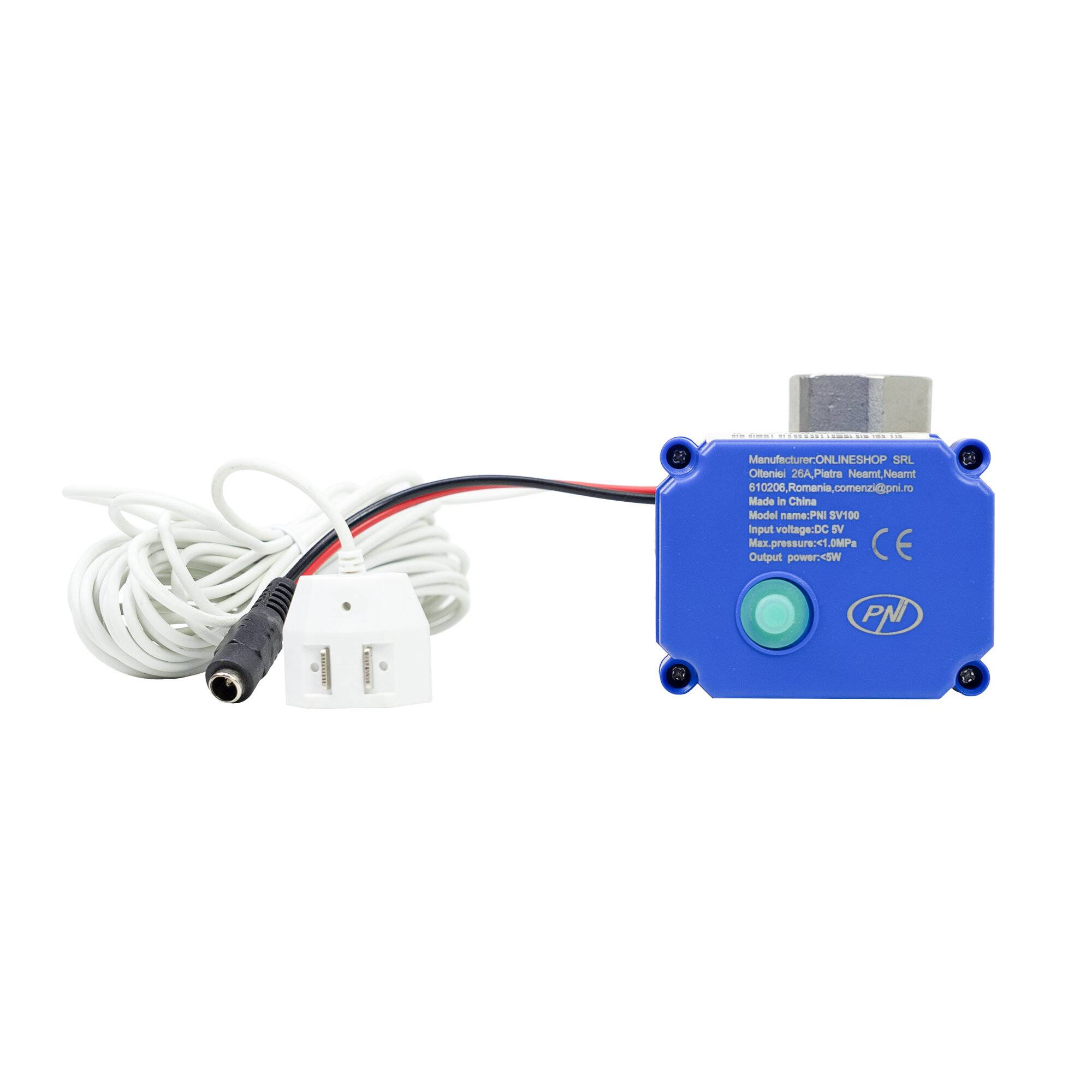 Symbolbild für Überflutungsschutz-Kit PNI SV100 Sensor und Magnetventil 3/4 Zoll DN20, 1,0 MPa, IP65