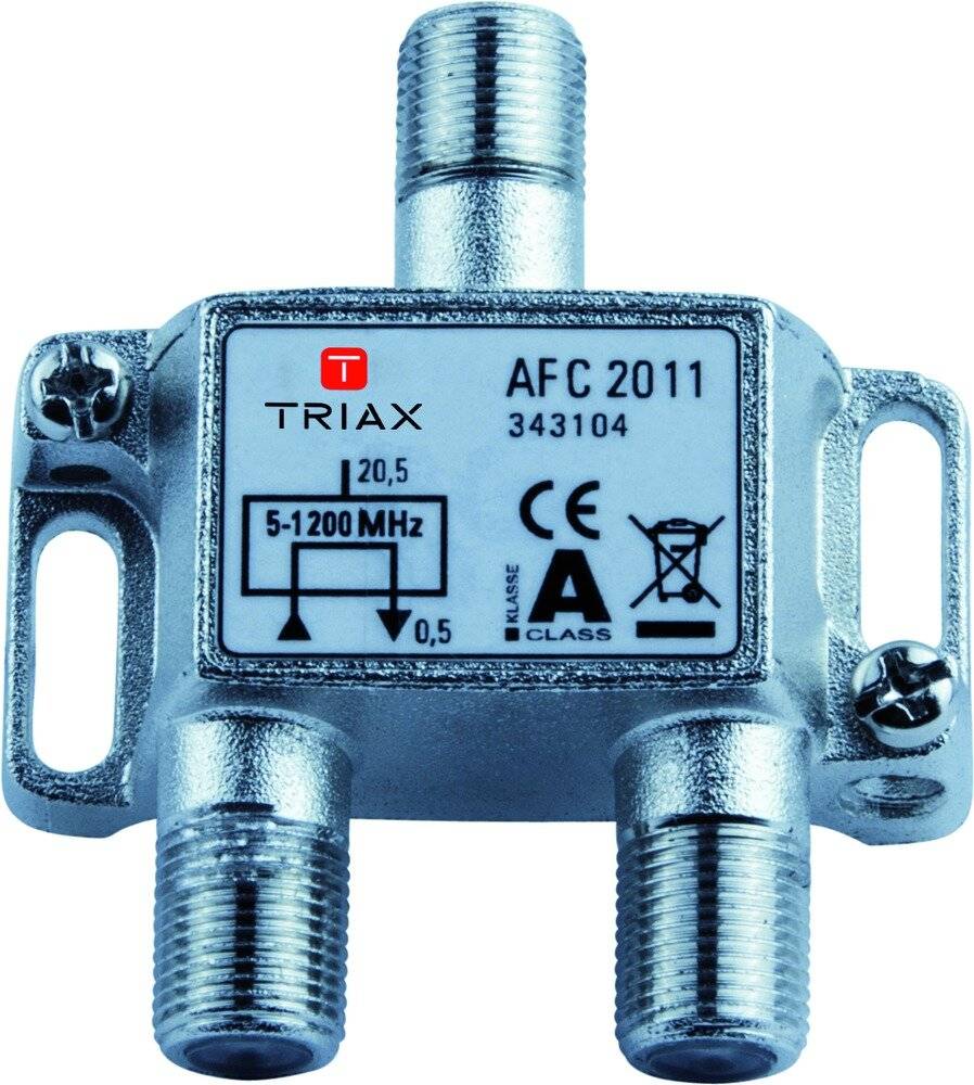 AFC 2011 - RF-Splitter - F-Stecker weiblich zu F-Stecker weiblich-1