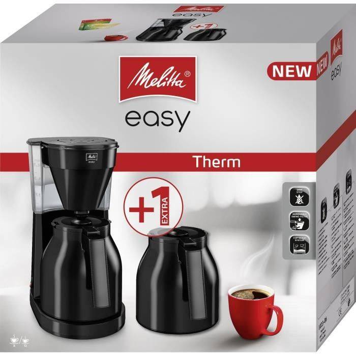 Filterkaffeemaschine Melitta Easy Therm II Schwarz 1050 W 1 L-1