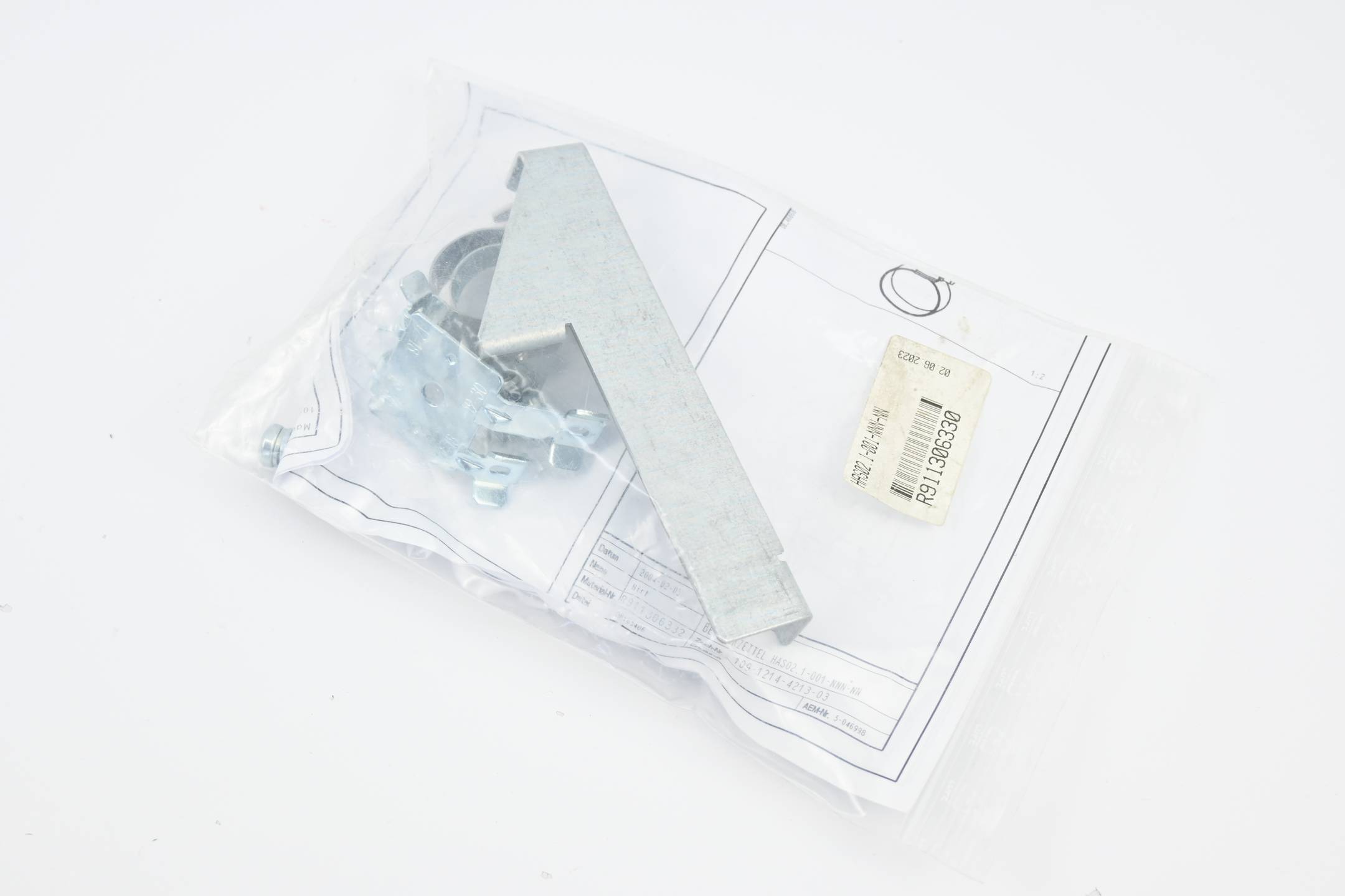 Rexroth Schirmanschlussblech HAS02.1-001-NNN-NN ( R911306330 )-1