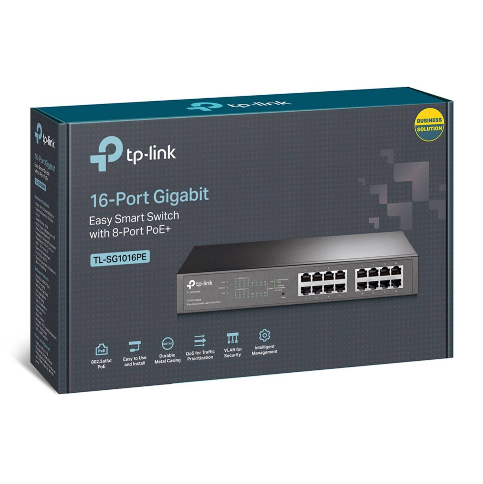TP-LINK TL-SG1016PE Netzwerk & Smart Home Switch - CLI verwaltet-3