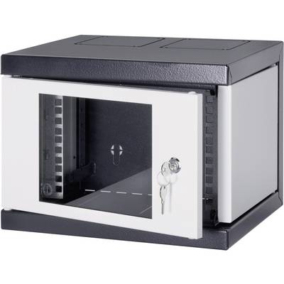 nVent SCHROFF 10238-152 10 Zoll Netzwerkschrank (B x H x T) 280 x 462 x 345 mm 8 HE Schwarz, Grau-0