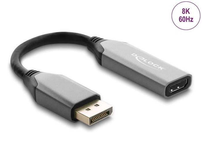 DELOCK Aktiver DisplayPort 1.4 > HDMI Adapter 8K HDR Funkt.-0