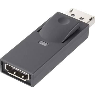 973985 DisplayPort / HDMI Adapter [1x DisplayPort Stecker - 1x HDMI-Buchse] Schwarz  