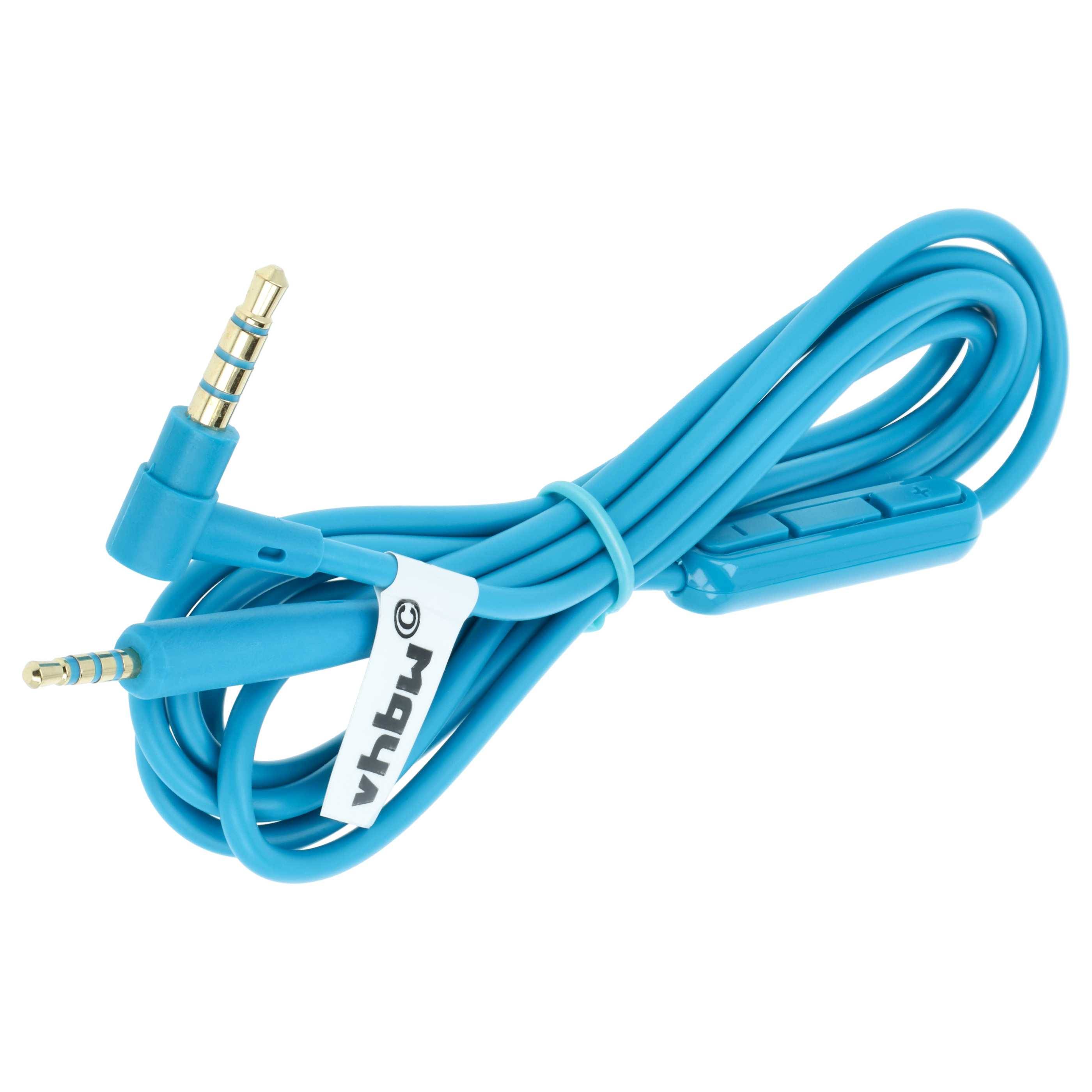 vhbw Audio AUX Kabel kompatibel mit Bose QuietComfort QC35-2 Kopfhörer | Audiokabel 3,5 mm Klinkenstecker, Mikrofon-0