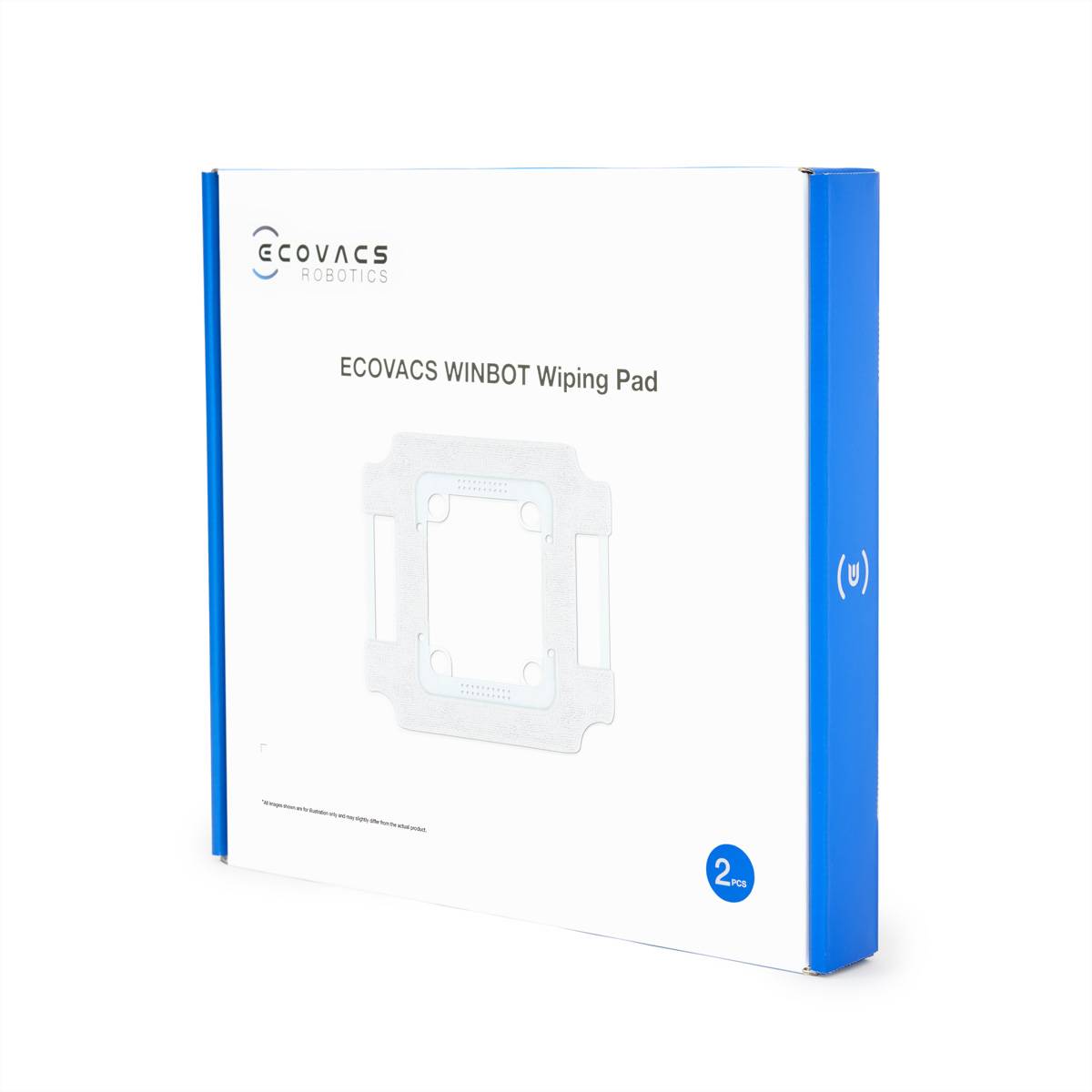 Ecovacs Mikrofaser Reinigungspads VPE 2 für Winbot W3-1