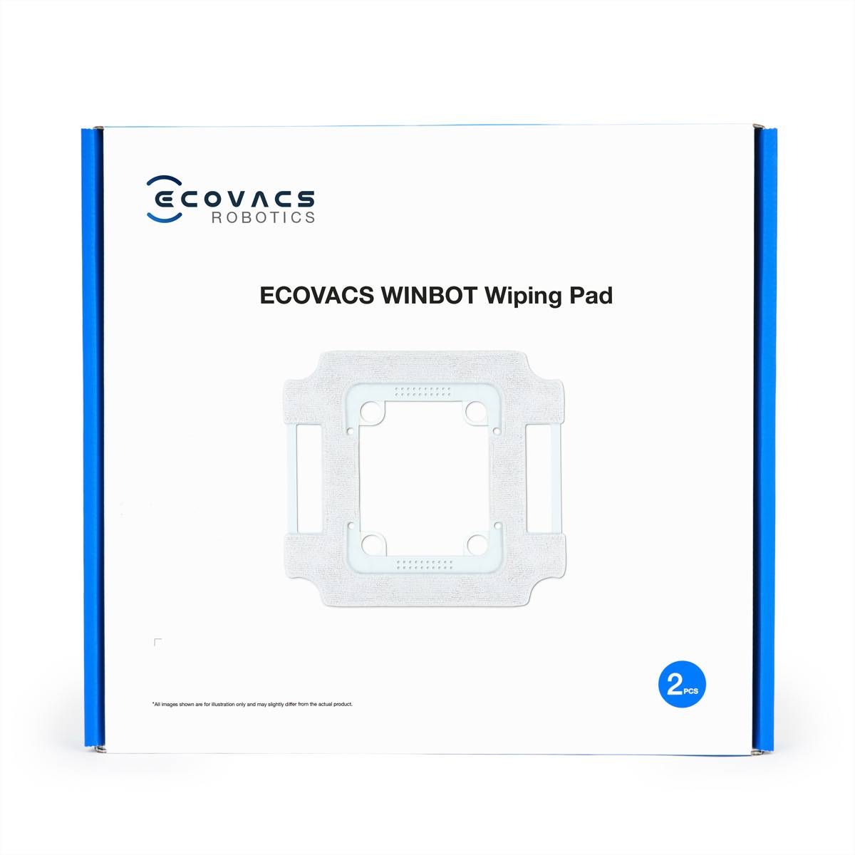 Ecovacs Mikrofaser Reinigungspads VPE 2 für Winbot W3-2