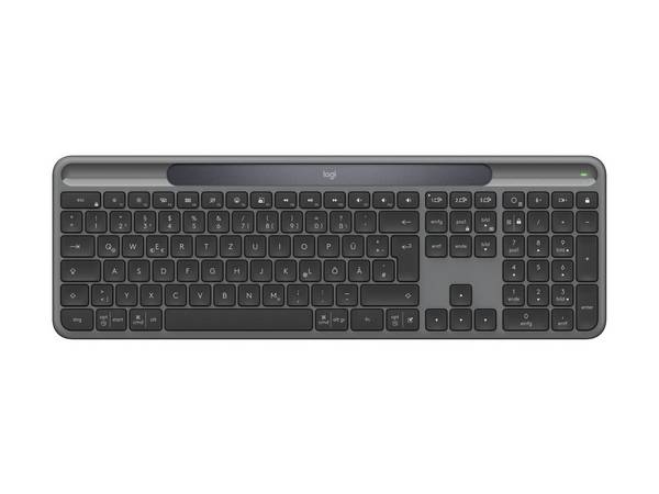 Signature Slim Solar+ K980 kabellose Tastatur, QWERTZ - Deutsch, Graphite