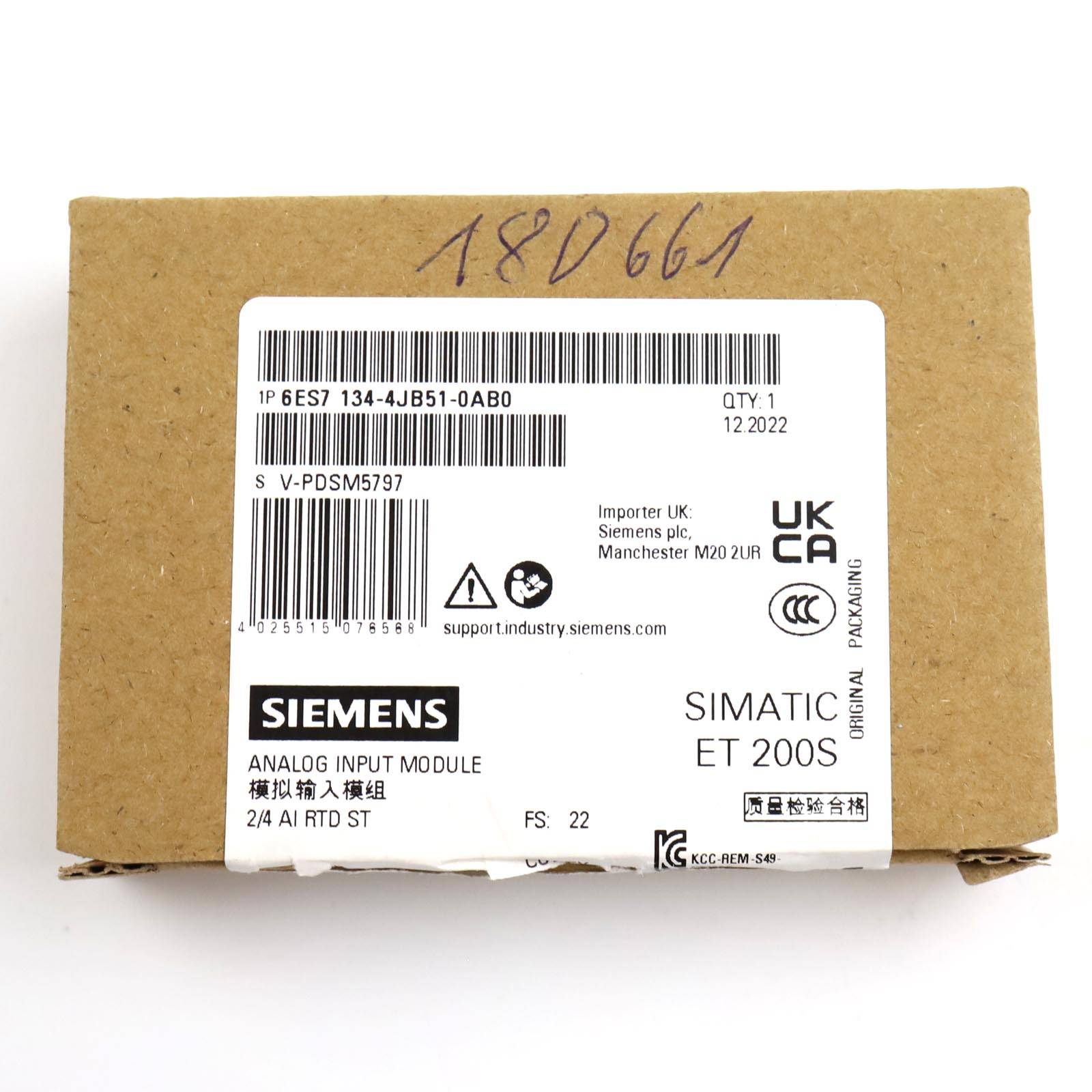 Simatic S7 ET200S 6ES7 134-4JB51-0AB0 OVP-3