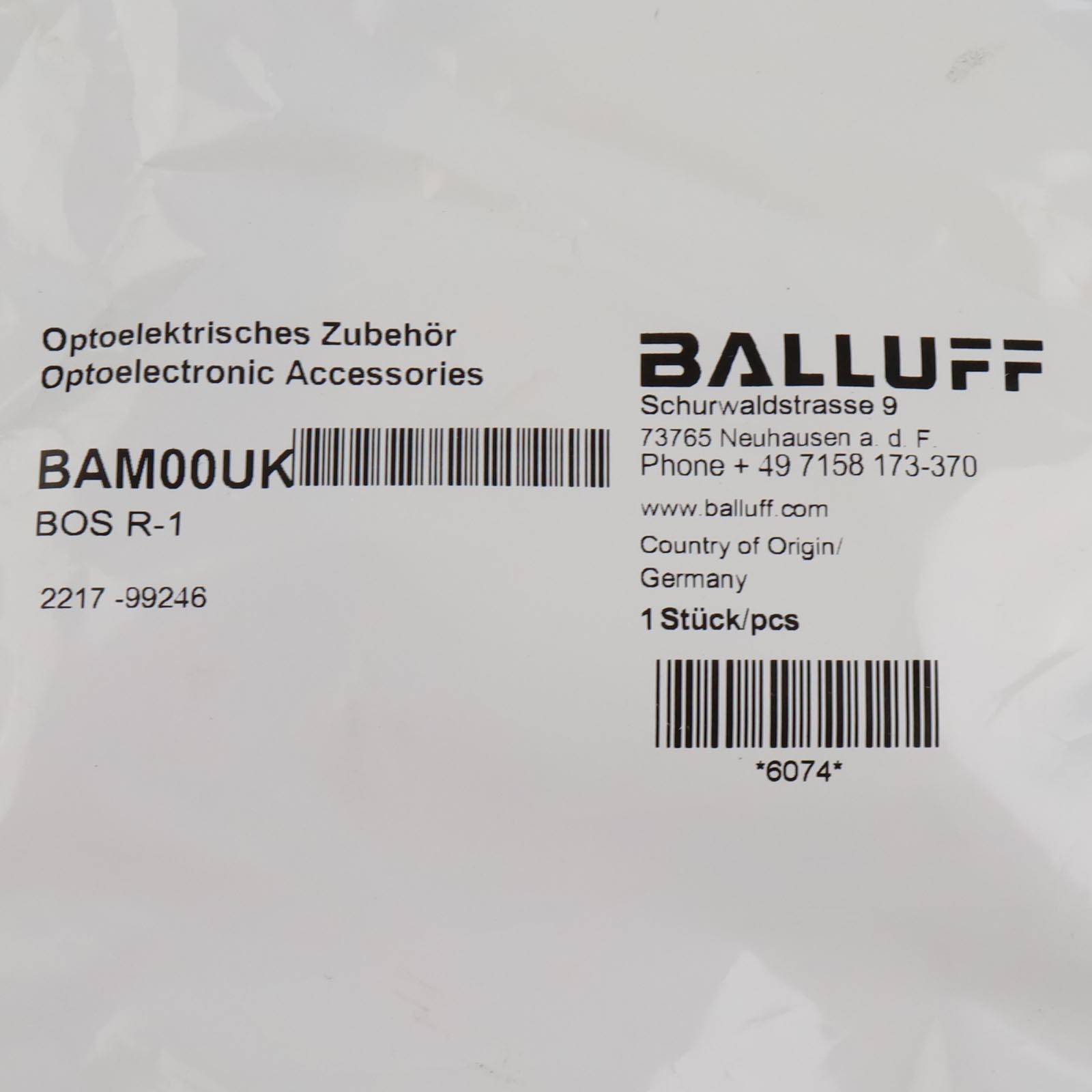 Balluff Reflektor BAM00UK BOS R-1 OVP-1