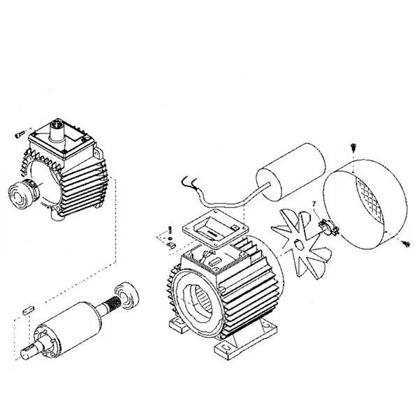 Kränzle Motor BG 100 2x200V, 50 Hz 4,0 KW