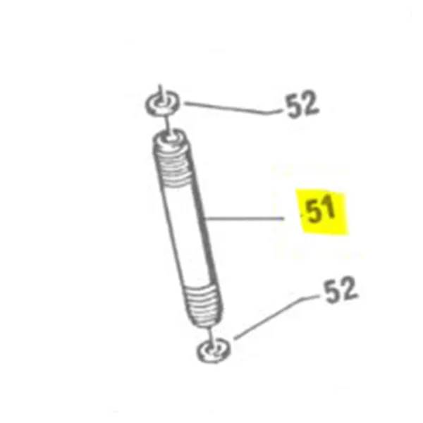 Kränzle Abstandsrohr 1/4 AG, (93 mm lang)-0