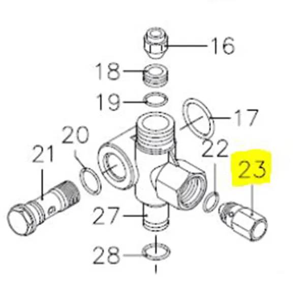 Kränzle Rückschlagkörper UL VR-3B, L-Serie