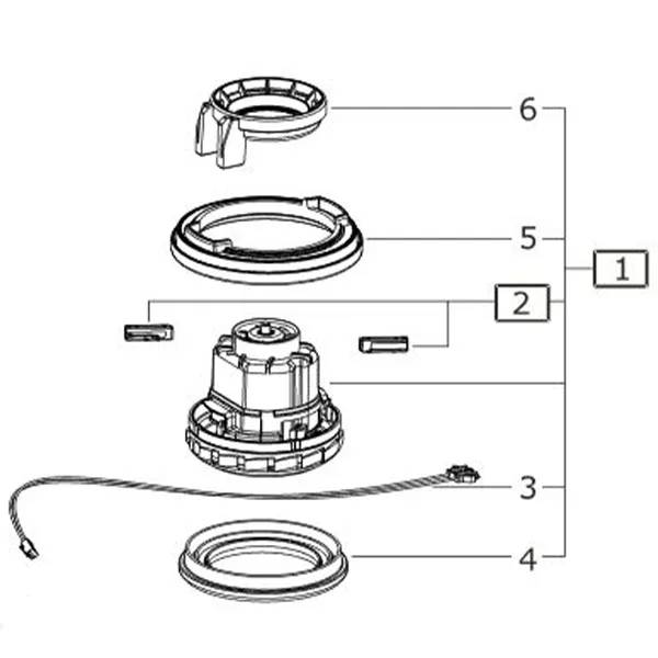 Kränzle Turbine mit Motor, 220-240 V 50/60Hz-0