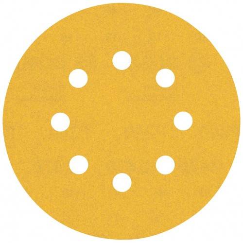 EXPERT C470 Schleifpapier mit 8 Löchern für Exzenterschleifer, 125 mm, G 240, 50-0