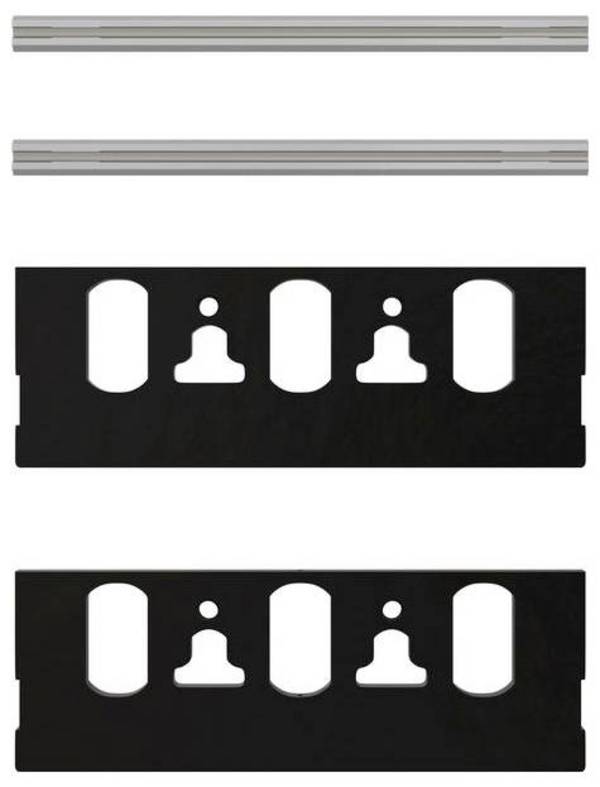 BOSCH PRO Hobelmesser Hartmetall + Adapter, 82 x 29 x 3 mm, 2 +2 Stück