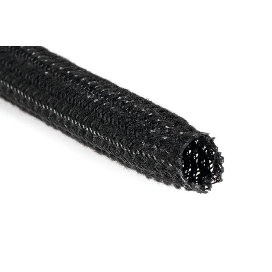 HellermannTyton Klapperschutzschlauch schwarz HEGSAS06-PET-BK(200) 6 mm, 4 mm