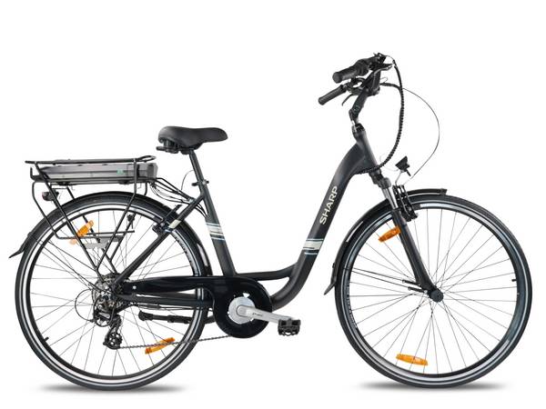Sharp BK CD042-EB, black (B) City-E-Bike