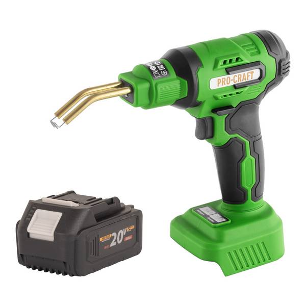 Procraft CS40-bb Akku Kunststoffschweißgerät 20 V 600 °C 0,7 - 1,1 A + 1x Akku 4,0 Ah + Koffer - ohne Ladegerät