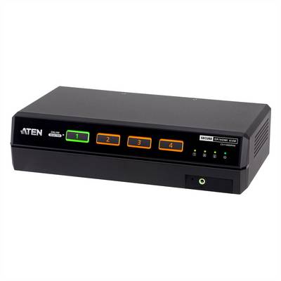 ATEN CS1144DPH4 4-Port USB 5K DP/HDMI, Dual Bildschirm Universal Secure KVM Switch-0
