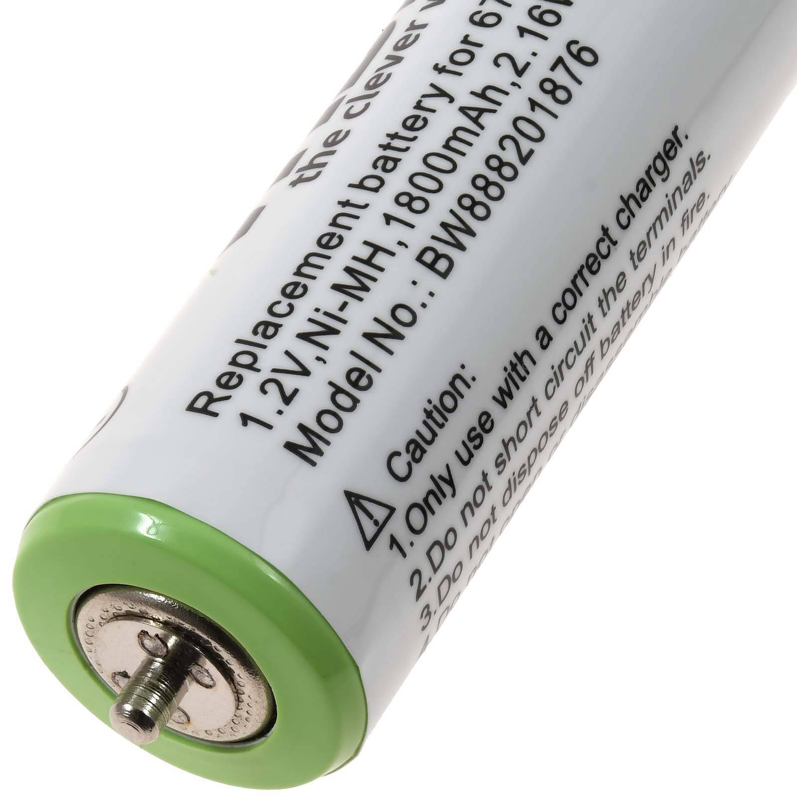 Akku kompatibel mit Braun 81695862, 1,2V, NiMH-2
