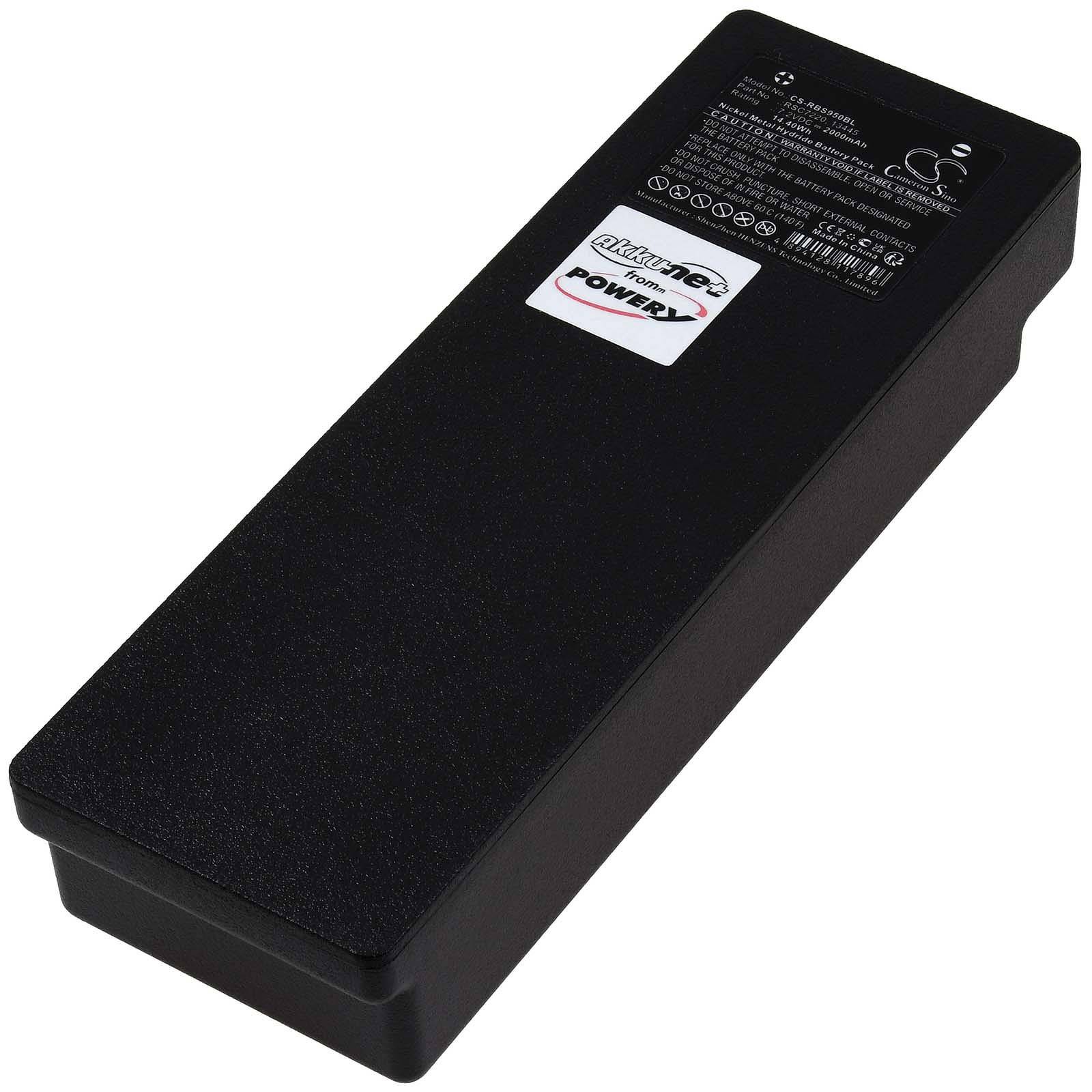 Standardakku kompatibel mit Scanreco Typ 592 2 Kontakte, 7,2V, NiMH-0