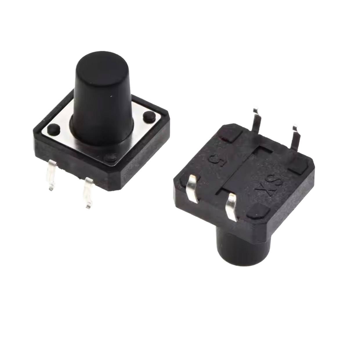 10x Taster 12×12×12mm THT – Drucktaster mit taktiler Rückmeldung für Arduino & Prototyping-1