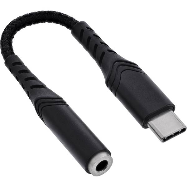 InLine® USB-C Audio Adapter auf 3,5mm Klinke, DAC, 15 cm / Konverter