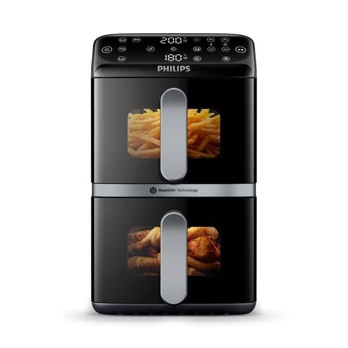 Philips NA461/00 Doppel-Heißluftfritteuse 10L, 2750W-0