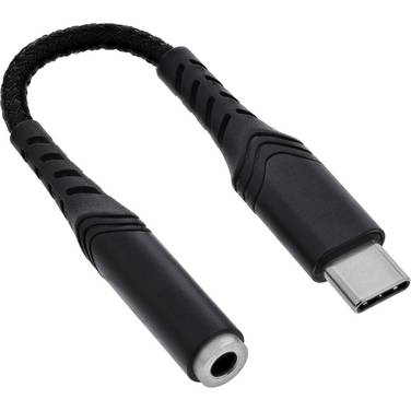 INLINE - USB-C Audio Adapter auf 3,5mm Klinke - DAC - 15 cm