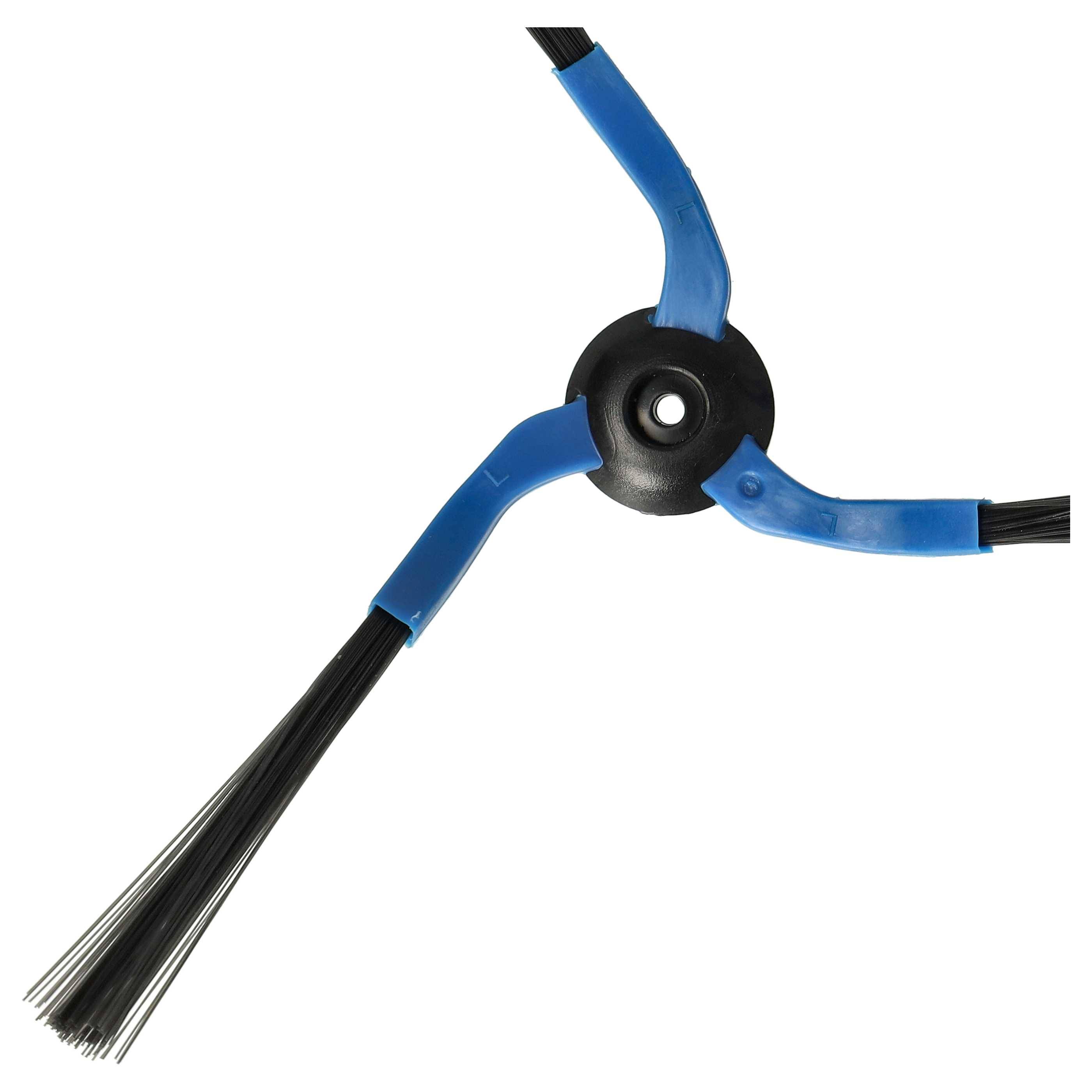 vhbw 8x Seitenbürste kompatibel mit Samsung Navibot VCR8830 | VCR8844, VCR8843 Saugroboter - Reinigungsbürsten Set-3