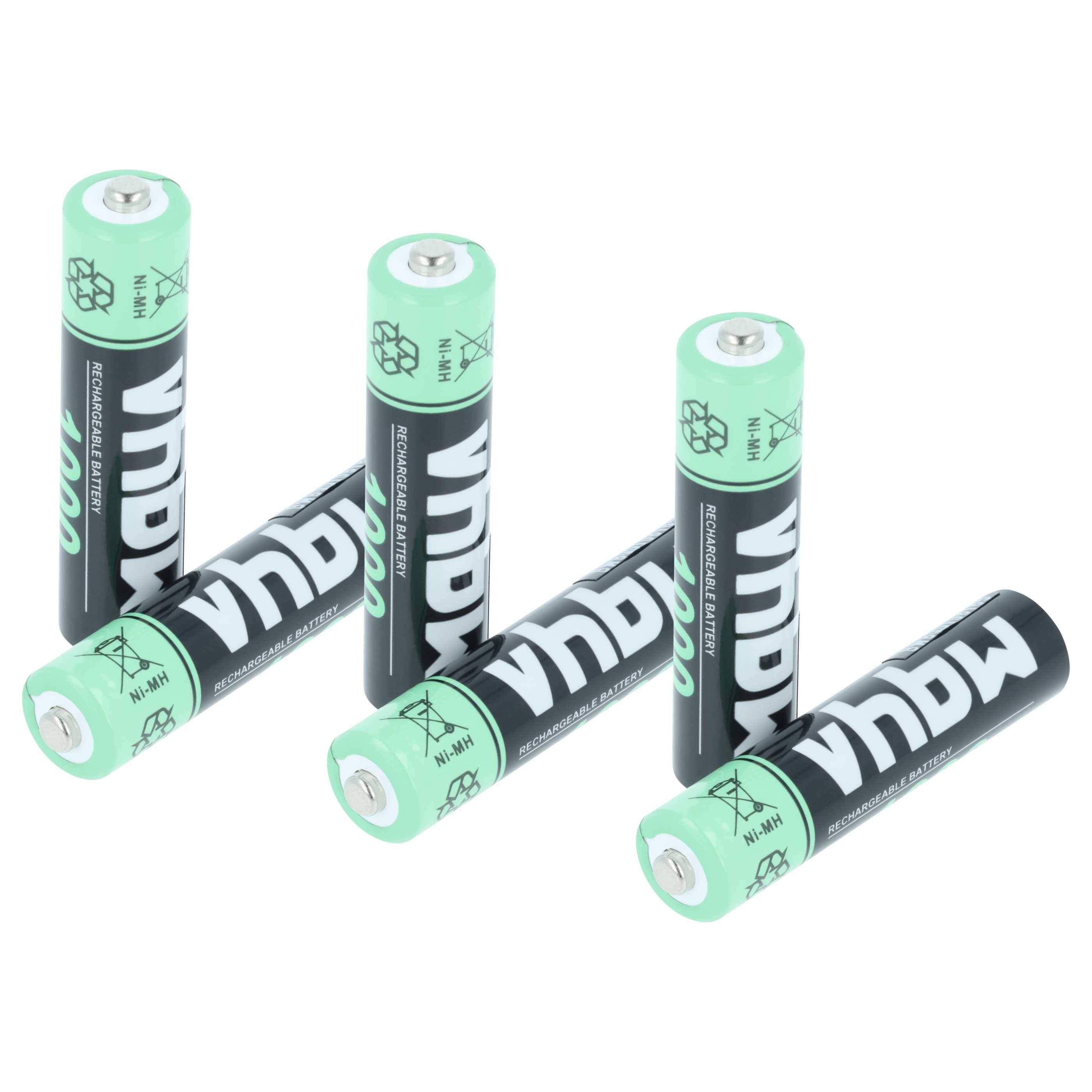 vhbw Akkus AAA 6 Stück kompatibel mit Bintec-Elmeg 2010 | Akkuzellen, 1000 mAh, 1,2 V, NiMH-0