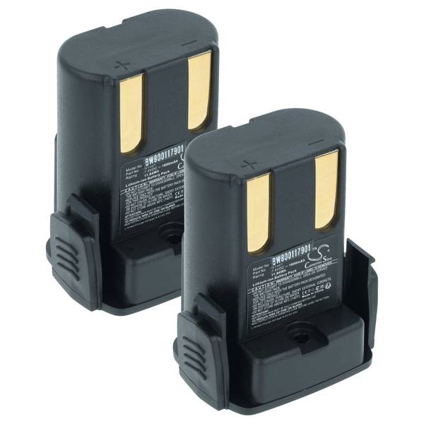 vhbw 2x Akku kompatibel mit Aesculap Libra Clipper GT200 | GT210, GT300, GT306 Schermaschine (1600 mAh, 7,4 V, Li-Ion)