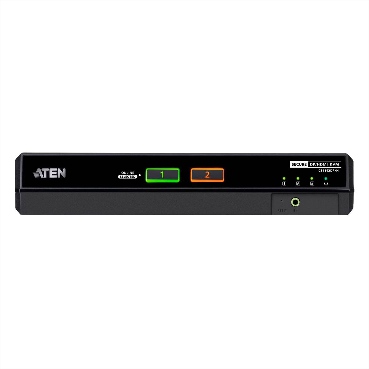 ATEN CS1142DPH4 2-Port USB 5K DP/HDMI, Dual Bildschirm Universal Secure KVM Switch-2