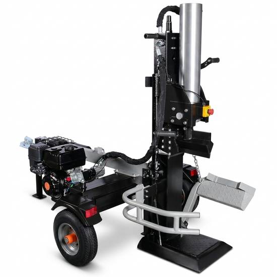 ViMa24 35t Benzin-Holzspalter – Brennholzspalter Vertikal, Mobil & Profi-Qualität-0