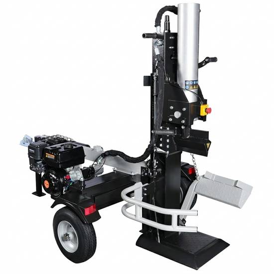 ViMa24 35t Benzin-Holzspalter – Brennholzspalter Vertikal, Mobil & Profi-Qualität-1