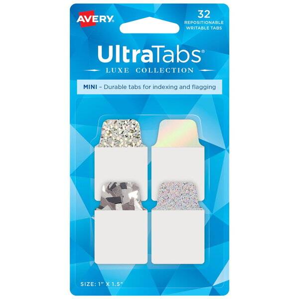 Haftstreifen UltraTabs Holografisch 25,4x38,1mm 32 Stück-0